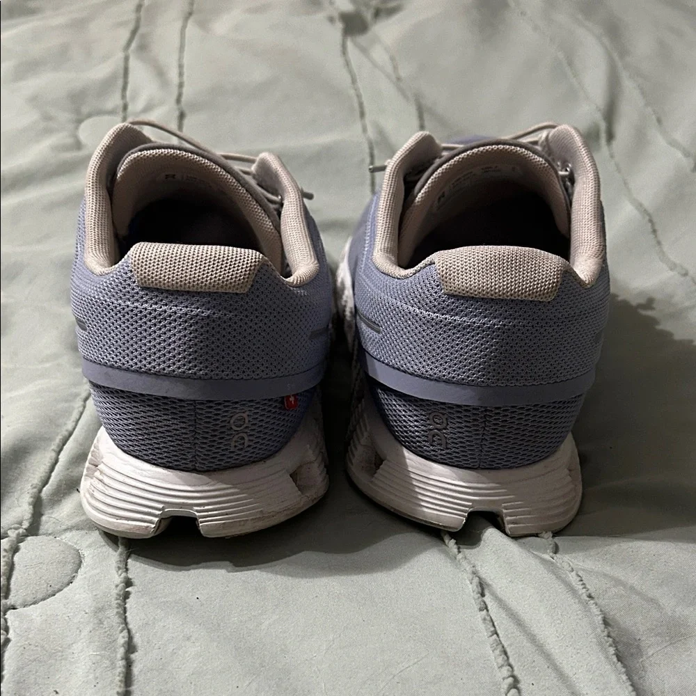 On Running Women’s Purple and White Athletic Shoes - Picture 4 of 4